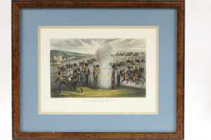 Royal Horse Artillery 1843 Print of Original Watercolor Painting Signed
