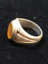Load image into Gallery viewer, Yellow Stone Kufi Ring Size 10.5
