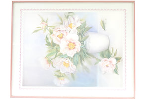 Floral Still Life Print of Original Watercolor Painting Signed