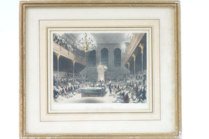 House of Commons Print of Original Watercolor Painting