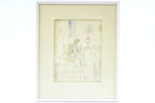 Load image into Gallery viewer, The Day&#39;s End Original Minimalist Pen &amp; Watercolor on Paper Signed
