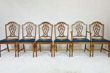 Load image into Gallery viewer, 6 Needlepoint  Chairs One With Arm (20&quot; x 20&quot; x 38.5&quot;)
