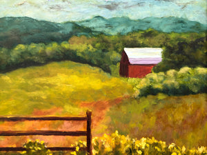 The Barn Original Oil on Canvas
