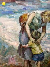 Load image into Gallery viewer, Modern Child, Oil on Canvas, Signed on the Bottom
