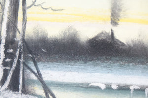 Pastel on Paper Signed on the Bottom Possibly 1891