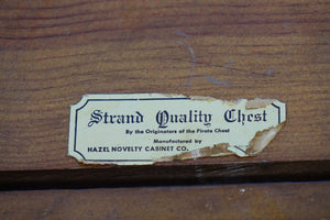 Vintage  Wood Chest  (30" x 15" x 12.5")