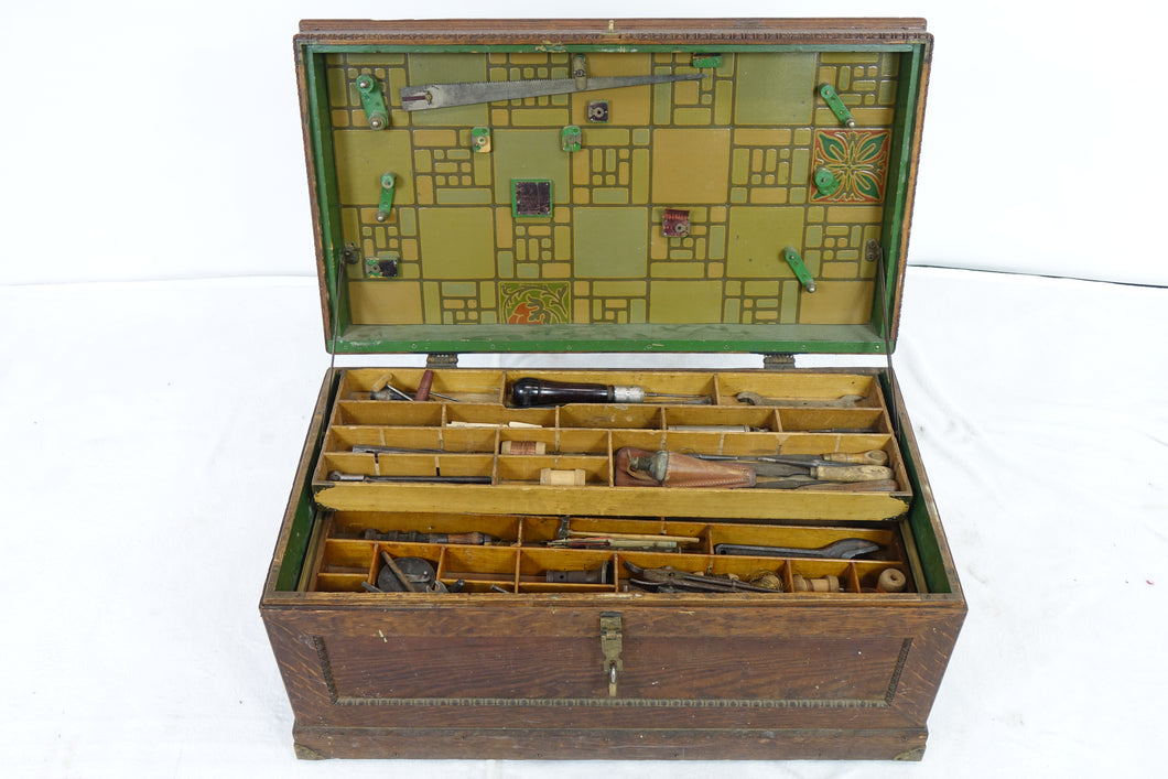 Antique Tool Box From Turn Of The 19th Century  (34.5