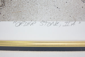 Order Stone IIA, Screen Print, Signed
