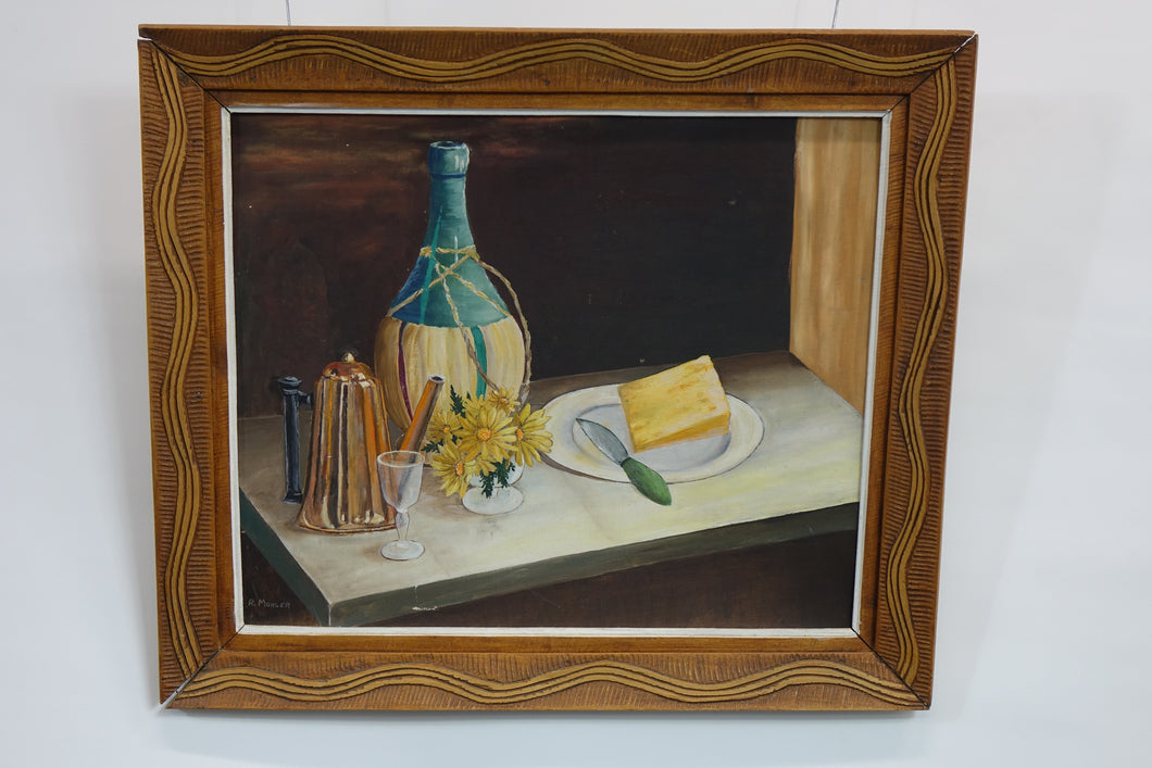 Still Life, Oil on Canvas, Signed on the Bottom