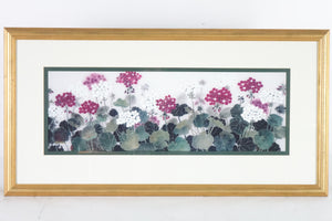 Large Chang Flower Panel, Signed Print