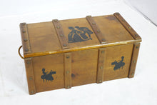 Load image into Gallery viewer, Vintage  Wood Chest  (30&quot; x 15&quot; x 12.5&quot;)
