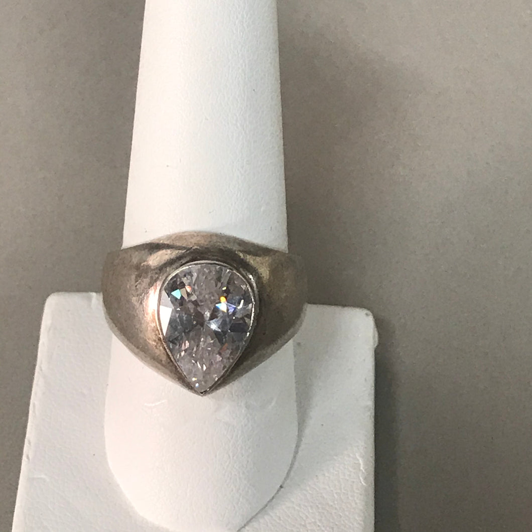 Sterling Silver Ring  Size,  8.75
