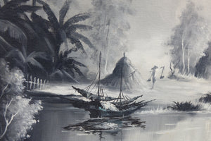 The Village Oil on Canvas