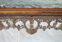 Load image into Gallery viewer, Vintage Heavily Carved Granite Top Coffee Table (41&quot; x 20&quot; x 17&quot;)
