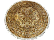 Load image into Gallery viewer, Pakistani Persian Round Rug - 7&#39;-1&quot; x 7&#39;-1&quot;
