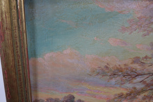 Landscape, Oil on Canvas, Signed Original