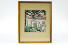 Load image into Gallery viewer, The Church Watercolor Old European School

