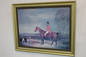 Print of a Horseman