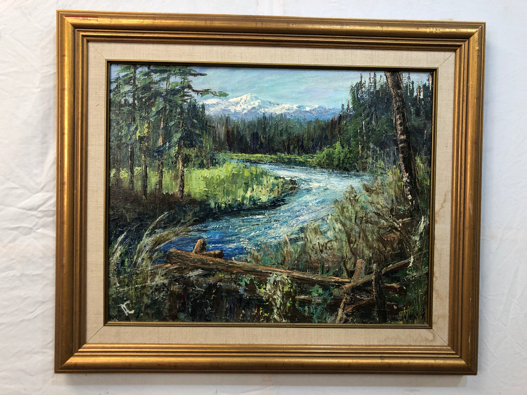 Original Oil Painting Signed at the Bottom