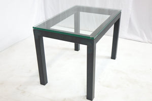 Small Glass Table (30" x 20" x 22")