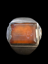 Load image into Gallery viewer, Wide Rectangular Rounded Kufi Ring Size 8.75
