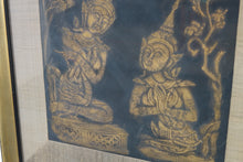 Load image into Gallery viewer, Thailand figures Paint on Silk Original
