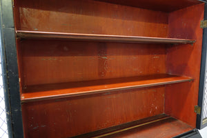 Vintage Secretary Desk With Fine Woodwork (36" x 20" x 84.5")