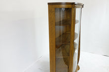 Load image into Gallery viewer, Antique French Corio Cabinet With Curved Glass (35&quot; x 15&quot; x 60&quot;)
