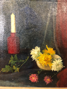 19th Century Still Life Oil on Canvas