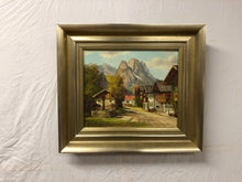 Load image into Gallery viewer, The Little Town Oil on Canvas Signed on the Bottom
