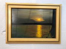 Load image into Gallery viewer, Sunset Original Oil on Canvas 1975 Signed on the Bottom
