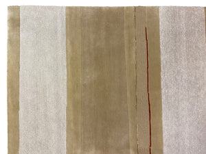 Modern Wool and Silk Tibetan Style Rug - 14'-1" x 11'-9"