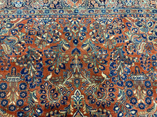 Load image into Gallery viewer, Antique Persian Lilihan Sarouk Rug - 11&#39;-9&quot; x 9&#39;
