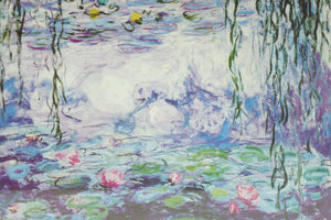 Claude Monet's Water Lilies Nympheas Print of Original Oil Painting Signed