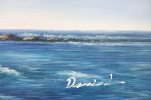 Oceanscape Oil on Canvas Signed Original