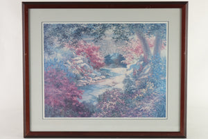 Landscape, Print of original oil painting by artist Barbra Hails