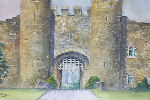 The Castle Watercolor by Brian Murray