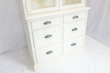 Load image into Gallery viewer, Ethen Allan White French Country China Cabinet With 6 Drawers (43&quot; x 18&quot; x 93&quot;)
