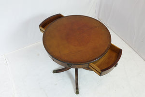 Beautiful Weed Round Table With Drawers (26" x 26" x 28")