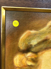 Load image into Gallery viewer, The Philosopher Oil on Board Signed on the Bottom
