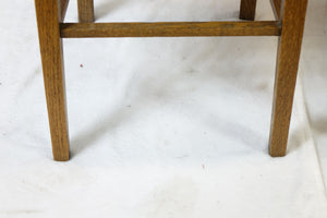 19th Century Oak Chairs (17" x 16" x 38")