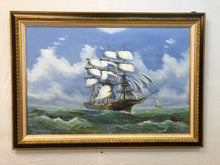 Load image into Gallery viewer, Ship at Sea Signed on the Bottom
