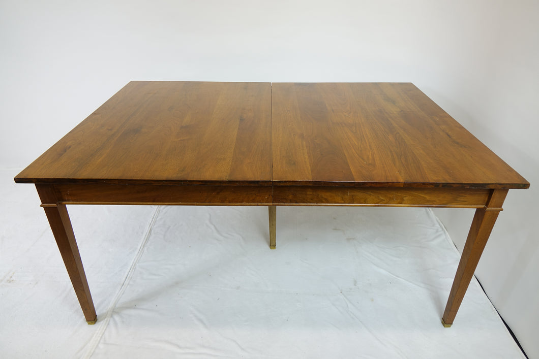 Antique All Wood Dining-Room Table With Extension (66