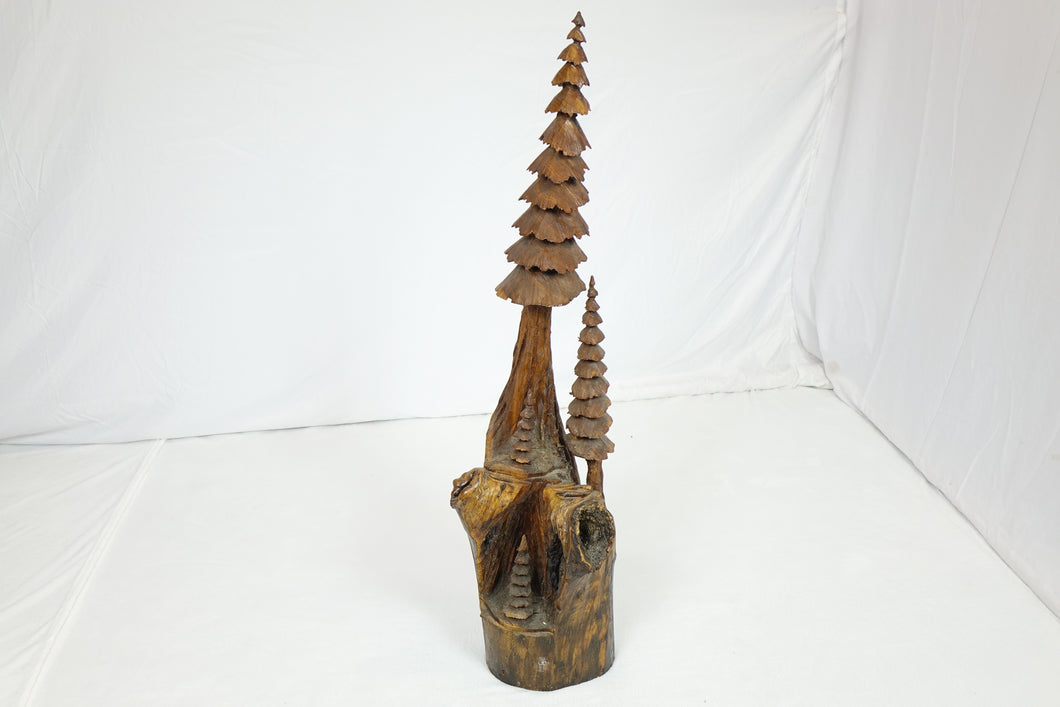 Carved Wood Decorative Sculpture (11