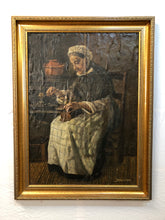 Load image into Gallery viewer, European 18th Century Original Oil Painting Signed on the Bottom
