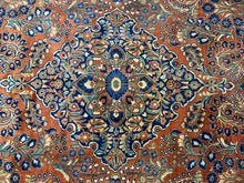 Load image into Gallery viewer, Antique Persian Lilihan Sarouk Rug - 11&#39;-9&quot; x 9&#39;
