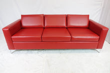 Load image into Gallery viewer, Beautiful Modern Vinyl Sofa(83&quot; x 35&quot; x 31&quot;)
