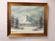 Load image into Gallery viewer, Winter Original Oil on Canvas Signed on the Bottom
