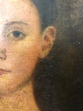 Load image into Gallery viewer, Antique Portrait Oil Painting
