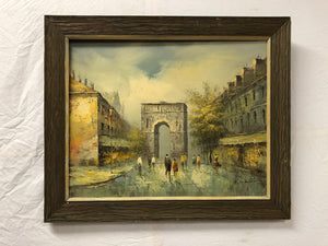European School Oil on Canvas Signed by Walter